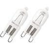 Osram Lampadina Alogena, G9, 20 W, Trasparente, Confezione da 2