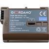 GIORDANO® Batteria al litio 2600mah USB-C compatibile Nikon EN-EL15C EN-EL15B EN-EL15A EN-EL15 Z6 II III Z7 II