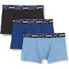 DIM X-Temp Boxer X3, Boxer, Uomo, Blu/Nero (Bleu Jean/Bleu Eclipse/Noir 8uw), Small (Taglia Produttore: 2)