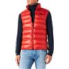 Blauer SMANICATI Imbottito Piuma Piumino a Gilet, 498 Arancio ASTICE, L Uomo