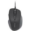 Kensington K72355EU Mouse Pro Fit, Mouse Ottico di Medie Dimensioni con Cavo, 5 Pulsanti e Design Ergonomico per Destrorsi, Connessione Plug & Play, Compatibile con Windows e MacOS, Nero