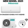 Hisense Climatizzatore Serie NEW MODEL 2025 EASY SMART 12000 BTU Inverter CA35LR03G + AS35LR03W R-32 + Modulo Wi-FI Omaggio