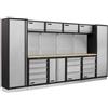 FERVI Arredamento Officina FERVI A007A Allestimento Garage Modulare Banco Lavoro Legno