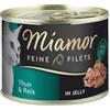 MIAMOR Filetti felini Tonno e riso in gelatina 185 g