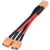 Wakects Cavo Adattatore Parallelo XT60, Connettore Batteria da 1 Maschio a 2 Femmine, 14AWG, Accessorio per RC Lipo