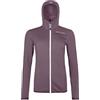 Ortovox Fleece Light Grid Hooded jacket donna