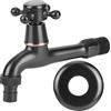 Atyhao Rubinetto dell'acqua, G1/2, Rubinetti lavabo bagno commerciali Accessori e sanitari bagno Rubinetto a Muro in Ottone Antico Lavatrice Singolo Rubinetto Acqua Fredda Tubinetto