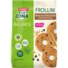 Enerzona Frollini 40-30-30 Confezione 250 Grammi Gusto Integrale Gocce Di Cioccolato
