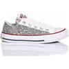 Converse Junior Glitter Silver Ox