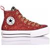 Converse Platform Red Kilt