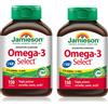 JAMIESON Omega 3 Select Ifos 300 perle (2x150) Spedizione Gratuita - JAMIESON