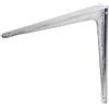 Alberts 804077 Staffa portamensola con profilo a T, disponibile in diverse versioni, ghisa di alluminio, altezza 350 mm, profondità 400 mm