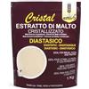 Malto Attivo, Cristal Diastasico 1000g, Estratto di Malto Cristallizzato ad Elevato Potere Diastasico, Malto d'Orzo e Mais Ideale per Panificazione, 5.000 Unità Pollak, Made in Italy.