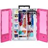 Barbie - Armadio da Sogno Fashionistas, armadio rosa trasportabile con tanti accessori trendy inclusi, sei appendini e tanto spazio per riporre i vestiti, giocattolo per bambini, 3+ anni, GBK11