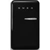 Smeg linea Anni '50 Smeg Frigorifero monoporta con cerniere a sinistra a libera installazione FAB10LBL6 finitura nero da 55 cm