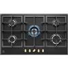 Electrolux KGS9536RN Piano Cottura a Gas 5 Fornelli da Incasso 87cm Nero