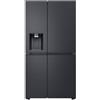 LG GSLE91EVAC Frigorifero Side-by-Side 628L Nero No Frost Dispenser Acqua