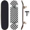 Sumeber, skateboard per evoluzioni da adulti, per principianti, regalo di compleanno, per adolescenti, ragazze, ragazzi e adulti, Teschio King