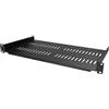 StarTech.com Ripiano 1U 19 Ventilato per armadi rack - Scaffale rack in acciaio - Capacità 20kg - Profondità 25cm - Nero