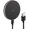 WEHOOM Caricatore senza fili, 15 W Wireless Charger, caricatore cellulare senza fili, compatibile con iPhone 14/15/13/12/11/Pro/XS MAX/XR/XS/X, Samsung Galaxy S23/S22/S21/S10/S9/S8/Note 20/10