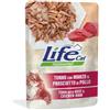 Life petcare Life Cat Natural Tonno Manzo Prosciutto in Gelatina Busta 70gr