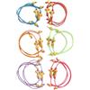 IL SOLE BRACCIALE REGOLABILE CON TAU SAN FRANCESCO ASSISI E PALLINE IN ULIVO COLORI VARI 12 PEZZI CON 1 CERTIFICATO DI QUALITÀ DEL MATERIALE REALIZZATO NELLE VICINANZE DI ASSISI