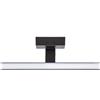 Aigostar Lampada da specchio Led 8W Nero IP44 Bianco neutro 4000K Aigostar