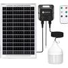 Aigostar Lampadina Led T100 70W con pannello solare IP65 Bianco freddo 6500K Aigostar