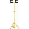 Aigostar Faro Led da lavoro 2x30W Nero IP65 Bianco freddo 6500K con supporto treppiede 160cm Aigostar
