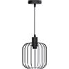 Aigostar Lampadario da soffitto Hamper Nero opaco 1 x E27 Aigostar