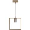 Aigostar Lampadario da soffitto Ruby Marrone in legno 1 x E27 Aigostar