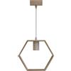 Aigostar Lampadario da soffitto Hive Marrone in legno 1 x E27 Aigostar