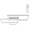 Aigostar Lampadario Led da soffitto geometrico Bianco 38W CCT temperatura colore regolabile con telecomando Aigostar