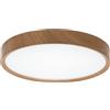 Aigostar Plafoniera Led 24W Cornice marrone rotonda Bianco freddo 6500K Aigostar