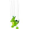 Goki Marionette Dinosaurier: H (Gesamt)= 38 cm, H (Figur)= 16 cm, Stoff & Holz, per Stück
