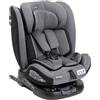 Chicco Seggiolino Auto Unico Evo i-Size con Tessuto Air per Bambini da 0 a 12 Anni - Classic Grey Black