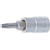 BGS 7098-T15 | Inserto estrattore per viti | Azionamento quadrato interno 6,3 mm (1/4) | per profilo a T difettoso (per Torx) T15