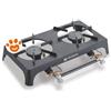Kemper Fornello a Gas GPL in Ghisa con Doppio Bruciatore - Confezione Da 1 Pezzo