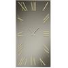LIBEROSHOPPING Orologio rettangolare verticale in cristallo Bronzo 80x160 cm - BRANDON