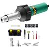 VEVOR Saldatrice ad Aria Calda per Plastica, Pistola ad Aria Calda da 1600 W, Pistola Termica per Saldatura in Vinile TPO da 50°C - 600°C, Kit per Saldatura di Coperture in Plastica con 11 Accessori