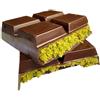 HEART FOR CARDS Dubai Chocolate - Tavoletta cioccolato con pistacchi da 90 g. con pistacchio e kadayif (capelli d'angelo) e molte altre varietà Dubai Chocolate (90 g, pistacchio) e adesivi Heartforcards®