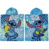 Disney Character World Disney Lilo and Stitch - Asciugamano a poncho con cappuccio, super morbido, design divertente paradisiaco, perfetto per la casa, il bagno e la spiaggia, multicolore, 115 x 50 cm
