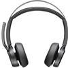 ‎Plantronics Poly - Voyager Focus 2 UC USB-C Headset (Plantronics) - Bluetooth Dual-Ear (Ster