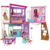 MATTEL BARBIE CASA DI MALIBU PLAY SET CON 2 PIANI 6 STANZE ASCENSORE E ACCESSORI