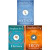 Michael Joseph/Penguin Stephen Fry Greek Myths Series Collection 3 Books Set (Troy, Heroes, Mythos)