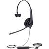 GN AUDIO - BUSINESS Jabra Biz 1500 Mono USB Auricolare Cablato A Padiglione Ufficio Bluetooth Nero