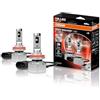 OSRAM NIGHT BREAKER LED SMART H8; Fari fendinebbia a LED omologati per la circolazione stradale; fascio luminoso fendinebbia più ampio; 6000K; 2 lampade