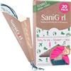 SaniGirl Imbuto per pipì da donna, orinatoi femminili da donna, usa e getta, riciclabile, imbuto per pipì da donna per viaggi e campeggio, dispositivo di minzione femminile a prova di perdite, per