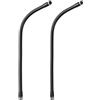 PATIKIL 14 Microfono Collo Oca 2pz M10 Filetto Filetto Metallo Universale Tubo Flessibile Braccio Collo Oca Tubo Prolunga per Multifunzione Fai Da Te Nero