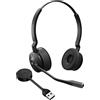 Jabra Engage 55 Auricolare Wireless Over-ear per Ufficio DECT Nero Titanio 150m